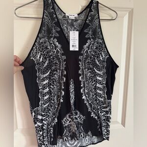 Helmut Lang Urchin Print Tank